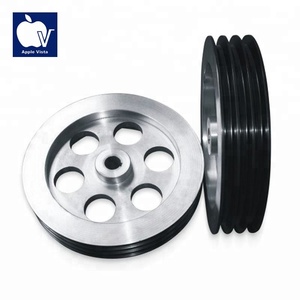 Tel çekme vinci koni v- kayış kasnak/alüminyum kılavuz silindiri seramik kaplama - Product Image 2