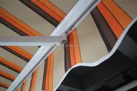 Formato su misura Patio Esterno Balcone di Alluminio Elettrico e Manuale Tendalino A Scomparsa baldacchino tenda esterna