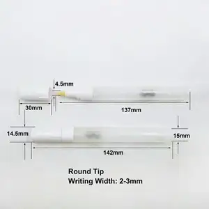 Allerlei nib size Lege markeerstift aluminium body shell inkt plastic body