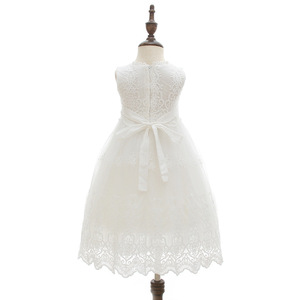 <span class=keywords><strong>Vestido</strong></span> de fiesta blanco de una pieza para niña, <span class=keywords><strong>vestido</strong></span> de bautismo, <span class=keywords><strong>primera</strong></span> comunión - Product Image 5