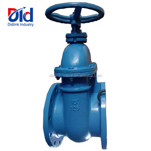 Gietijzeren 10 "Inch <span class=keywords><strong>ANSI125</strong></span> Handwiel Handbediende Hard Water Seal Flens Industriële Gate <span class=keywords><strong>Valve</strong></span>