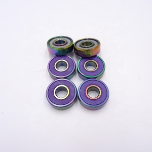 Miniature 608 piccoli giocattoli Spinner cuscinetto Skateboard colorato 608rs cuscinetto 608 2rs zz sfera a gola profonda