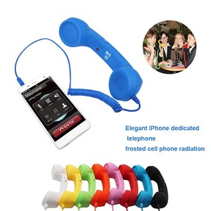 Nouveauté Classique Rétro 3,5 mm Combiné téléphonique confortable <span class=keywords><strong>Mini</strong></span> micro Haut-parleur Récepteur téléphonique pour Iphone <span class=keywords><strong>Samsung</strong></span> Huawei Tablette - Product Image 2