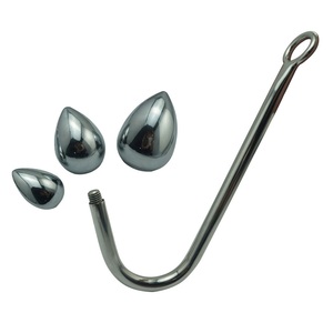 ของเล่นทางเพศแบบตะขอโลหะสแตนเลสดีไซน์ใหม่ 3 หัว - Product Image 4