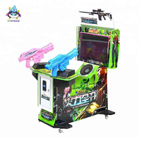 Dinibao Hot Cheap Gun Shooting Simulator Ultra Firepower 3 1 Coin Operated 2 Players Metal+Plastic Arcade Shooting Game Machine