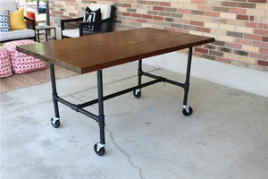 Okul mobilyaları için endüstriyel dökme demir Metal yemek masası ayakları Metal borular Modern kavisli yemek masası ayakları - Product Image 5