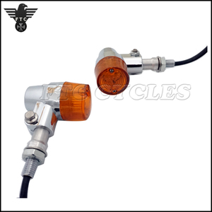 Đèn báo rẽ xe máy tùy chỉnh Chrome Heavy Duty Amber Lens dành cho <span class=keywords><strong>Cafe</strong></span> <span class=keywords><strong>Racer</strong></span> - Product Image 3