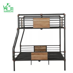 Китайский поставщик, высокое качество, требуется сборка, полная двухъярусная кровать Brantley размера "Queen-Size" для взрослых, прочная двухъярусная кровать - Product Image 4