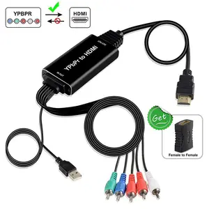 HDMI to YPbPr Cable 5RCA RGB YPbPr to HDMI Converter Adapter Support 4K Video Audio Converter For DVD PSP Xbox 360 HDTV