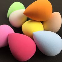 Éponge à maquillage pour femmes, poudre de fond de teint, beauté, lisse, pour dames, houppette de cosmétique, mixeur de goutte