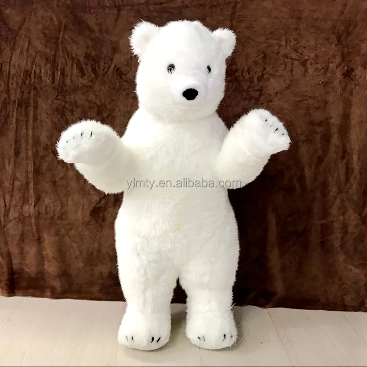 Новый дизайн, стоячий милый полярный медведь, игрушка, животное, плюшевая игрушка