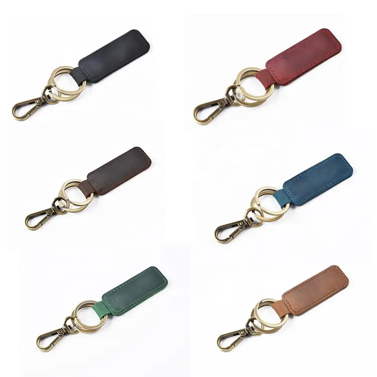 Auto Key Bag Case Wallet Holder Keten Sleutel Portemonnee Ring Collector Huishoudster EDC Pocket Key Organizer Smart Lederen Sleutelhanger