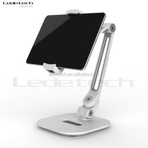 Heavy duty bras flexible universel métal plat forpad stand 360 degrés de rotation stand pour cuisine lit canapé de voiture - Product Image 2