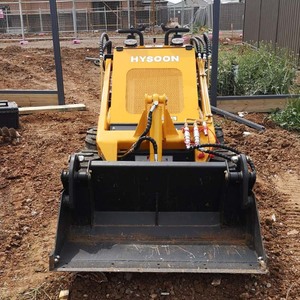 ขายร้อน micro mini <span class=keywords><strong>dozer</strong></span> Auger attachment มินิ skid steer loader ขนาดเล็ก digger loader - Product Image 1