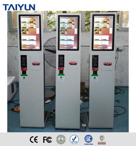 Stand Alone 21.5 Inch Touch Screen Customer Self Service Betaling Banking <span class=keywords><strong>Kiosk</strong></span> Voor Wachtrij