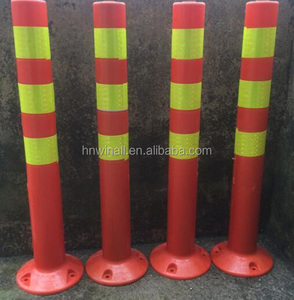 PU primavera advertencia de <span class=keywords><strong>Post</strong></span> flexible camino divisor delineador de advertencia de tráfico de plástico Polo bollard firmar correos - Product Image 3