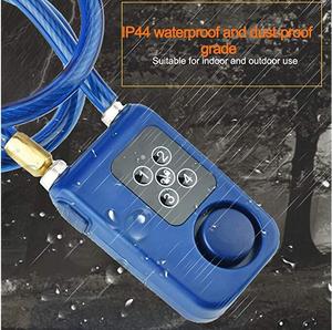 屋外ハードウェア機器コード警報ケーブルロック自転車アクセサリーオートバイバイク盗難防止サイレン南京錠番号 - Product Image 1