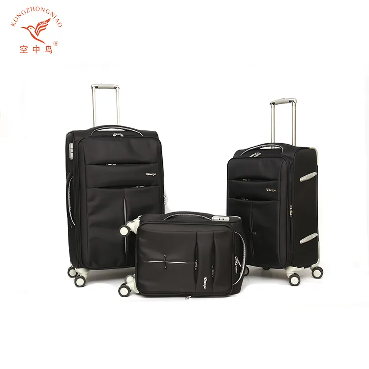 Retro-style bagagli tote set da viaggio valigia trolley con ruote