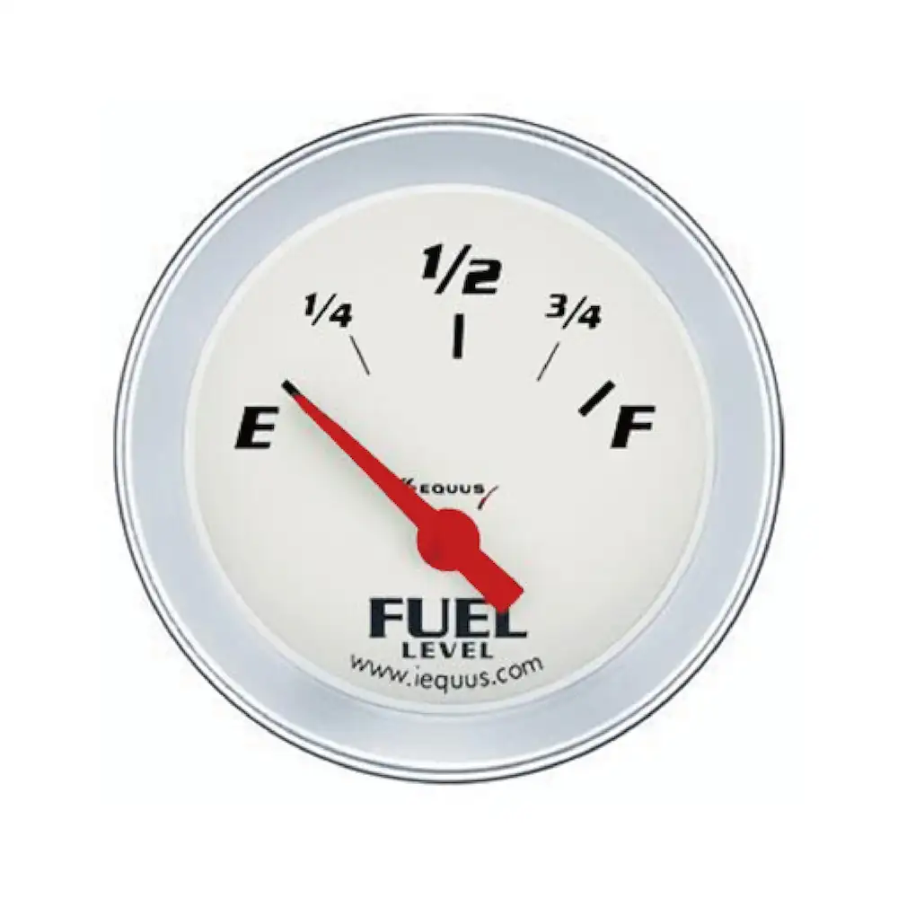 52mm automobile aluminum bezel fuel gas fuel level gauge