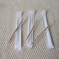 Diameter 2.0mm Chinese Bamboo Paper Cello Individually Wrapped Toothpicks