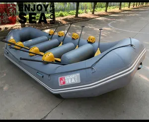 400cm boats factory supply reinforced bottom white water rafting boats with PVC/ hypalon AR-330 360 380 400 for sale!