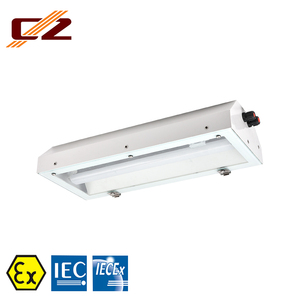 تركيبات إضاءة CZ1361 و CZ1362 من سلسلة IECEx, مضادة للانفجار ، 1 Lustration <span class=keywords><strong>T5</strong></span>/T8 ، 2X14W/18W/<span class=keywords><strong>28W</strong></span>/36W