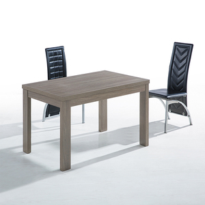 Squisita tecnica grigio <span class=keywords><strong>nero</strong></span> <span class=keywords><strong>laccato</strong></span> legno <span class=keywords><strong>tavolo</strong></span> da pranzo e sedie set con la migliore qualità - Product Image 3