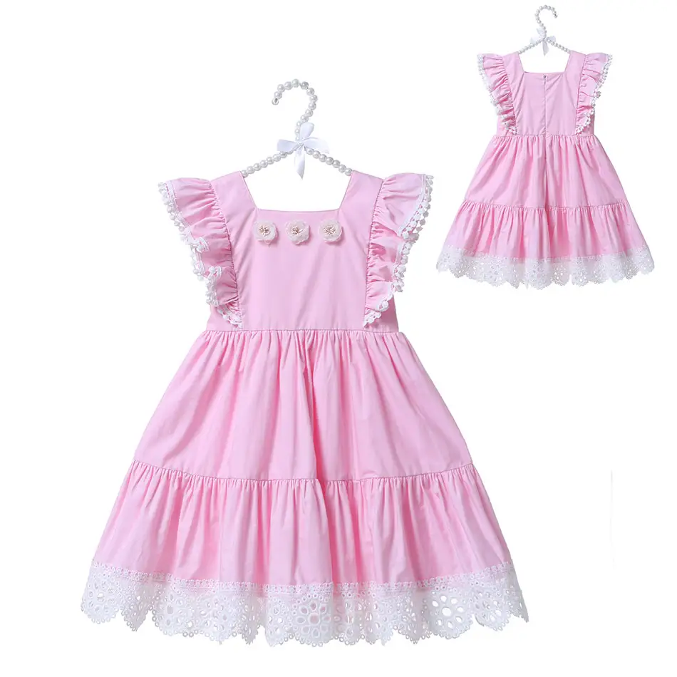 Baby meisje partij bloem jurk groothandel zomer verjaardag wedding party kleding