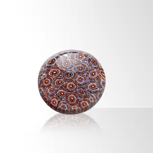 Fabriqué à la main en verre millefiori boule de papier