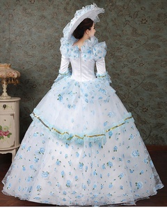 Europea delle donne di corte servizio di prestazione della fase abbigliamento Europeo camera della corte della <span class=keywords><strong>regina</strong></span> <span class=keywords><strong>costume</strong></span> - Product Image 3