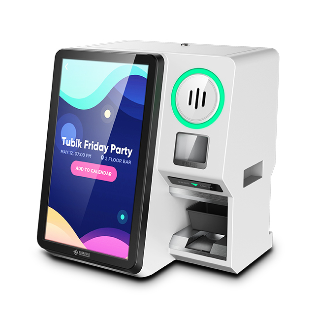 21'Screen Intelligent Coin Vending Machine |AmusementMangement Card System Token Exchange Machine for Sale