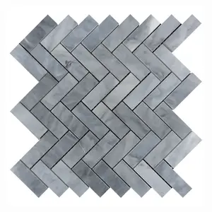 italian grey marble mosaic herringbone mosaic tile with good price