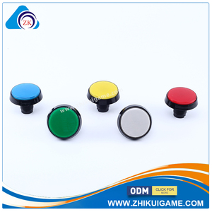 Yüksek Kalite Yuvarlak Tip Düğme Anahtarı, Mini Plastik Düğme Ile Led Işık - Product Image 3