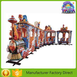 Animal feliz <span class=keywords><strong>tren</strong></span> eléctrico con <span class=keywords><strong>la</strong></span> pista parque de atracciones jinete in the ranuras - Product Image 1