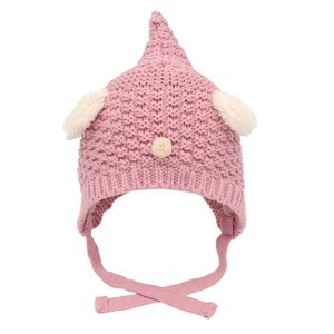 Wholesle pamuk özel kış beanies örme kulaklık köpek desen tığ bebek şapka - Product Image 5