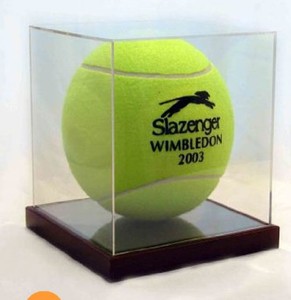 Klare plexiglas tennis ball vitrine verpackung box - Product Image 2
