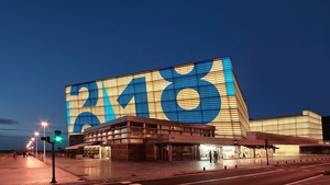 P100 Linh Hoạt Màn Rèm Dẫn Hiển Thị Giá <span class=keywords><strong>Video</strong></span> Quảng Cáo Màn Hình - Product Image 5