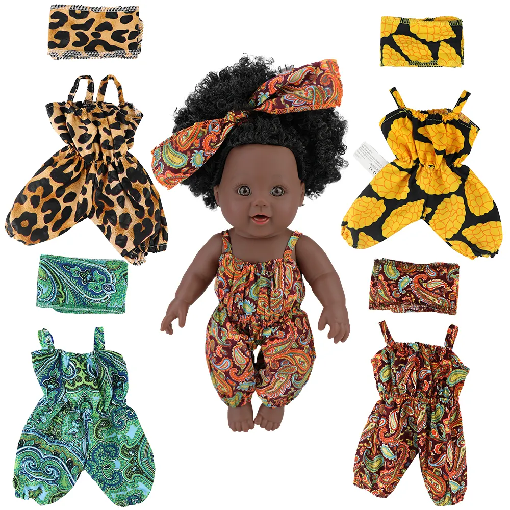 Groothandel Baby Rompertjes Afrikaanse Wax Print Amerikaanse Meisjes Kinderkleding Set Generatie Kleurrijke Pak Voor Kinderen