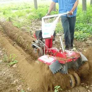 broyeur motoculteur stone burier 2 cylinder diesel engine cultivator