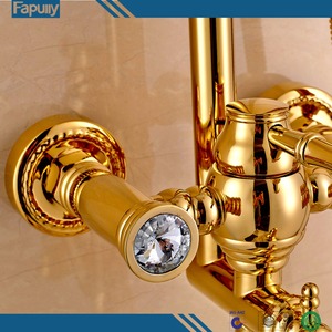 Salle de bains De Luxe Sans Cadre De <span class=keywords><strong>Douche</strong></span> Tête de <span class=keywords><strong>douche</strong></span> Pluie <span class=keywords><strong>Douche</strong></span> Dans le Mur Robinets De <span class=keywords><strong>Douche</strong></span> - Product Image 4