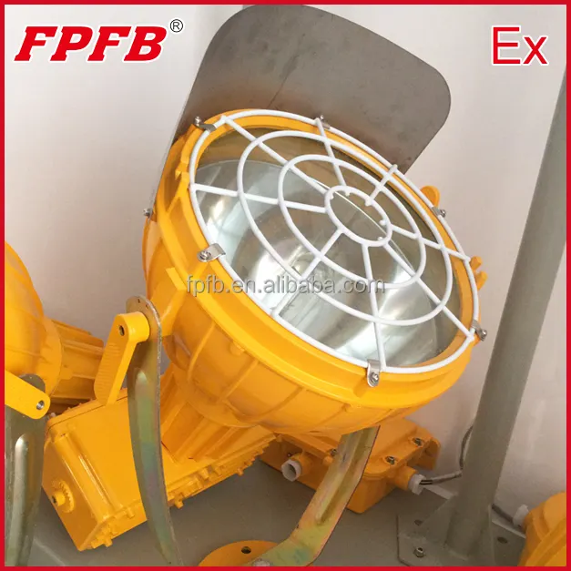 high brightness 250W 400w 1000w halogen explosion proof IP65 flood lighting with mounting base flame proof cast light