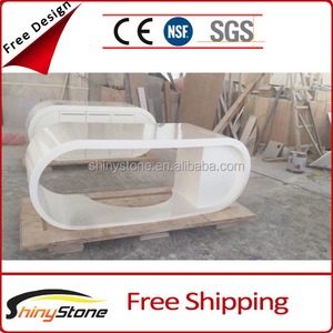 حسب الطلب الحديثة أنيق الصلبة سطح مكتب عمل - Product Image 5
