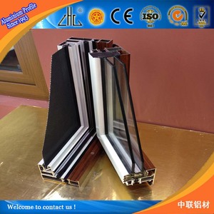 Chinois nouveau produit <span class=keywords><strong>bois</strong></span> couleur aluminium profil rail pour porte coulissante / <span class=keywords><strong>garde</strong></span> - corps <span class=keywords><strong>en</strong></span> aluminium - Product Image 4
