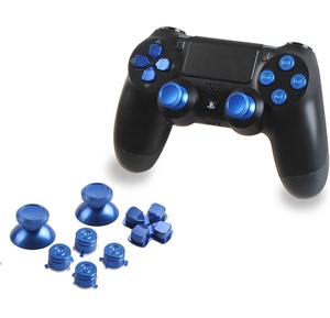 FREE SHIPPING Metal Joystick Cap Cover Kit Thumbsticks + <strong>ABXY</strong> Bullet <strong>Buttons</strong> + D-pad <strong>for</strong> <strong>PS4</strong> <strong>Controller</strong> Metal <strong>Button</strong> Set Mod Kit - Product Image 4