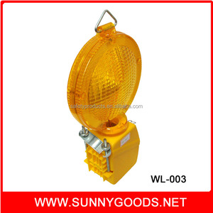 6V4R25 alimenté par batterie LED jaune feu de signalisation clignotant