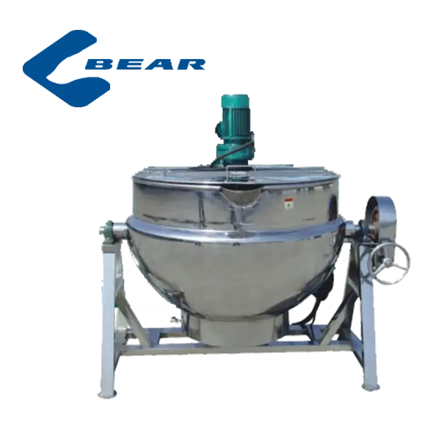 Yüksek kaliteli endüstriyel sos ocak pirinç kaynatma makinesi su ısıtıcısı pişirme makinesi tütün tencere