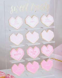 Tùy chỉnh Tabletop rõ ràng Acrylic món tráng miệng treo tường trong suốt perspex Macaron Donut đứng - Product Image 4