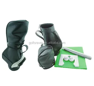 Set Perlengkapan Golf Mini, Set Tas Golf Mini untuk Hadiah & Miniatur