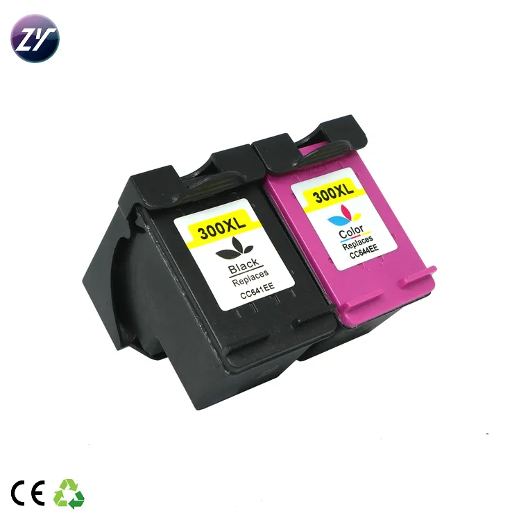 Bulk refill ink cartridge for photosmart printer 300XL color refill cartridges