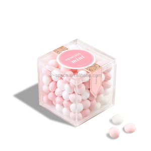 Boîte-cadeau en plastique pour faveurs de mariage en <span class=keywords><strong>plexi</strong></span> transparent de 2 pouces <span class=keywords><strong>Cube</strong></span> de bonbons en acrylique transparent pour faveurs de mariage - Product Image 3